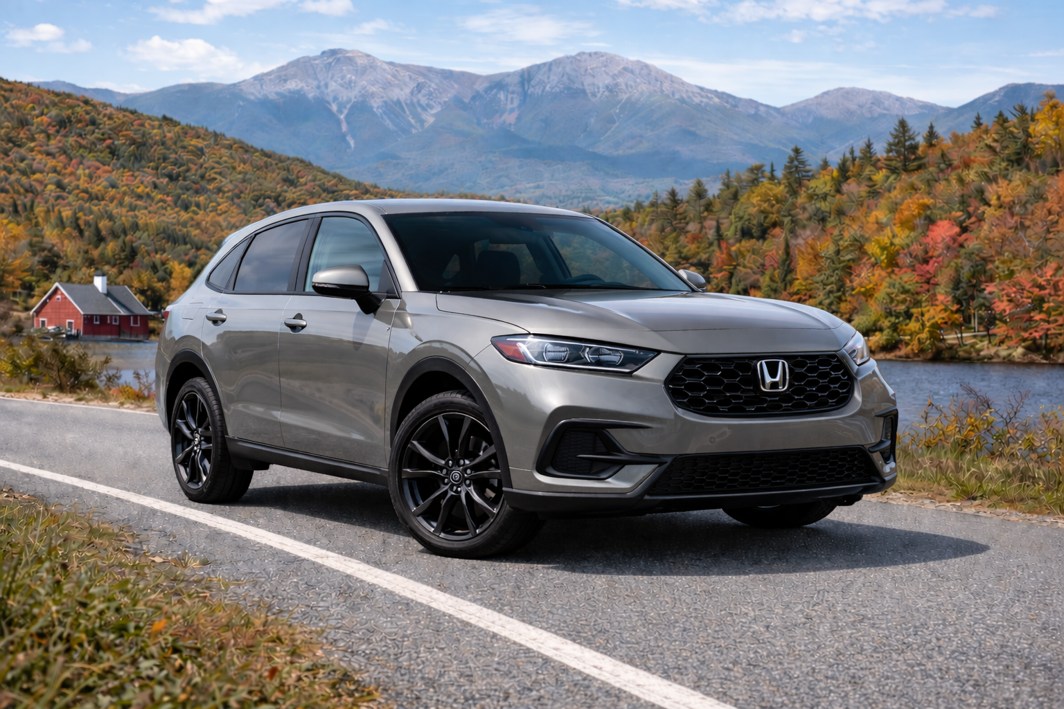 Gray Honda HR-V