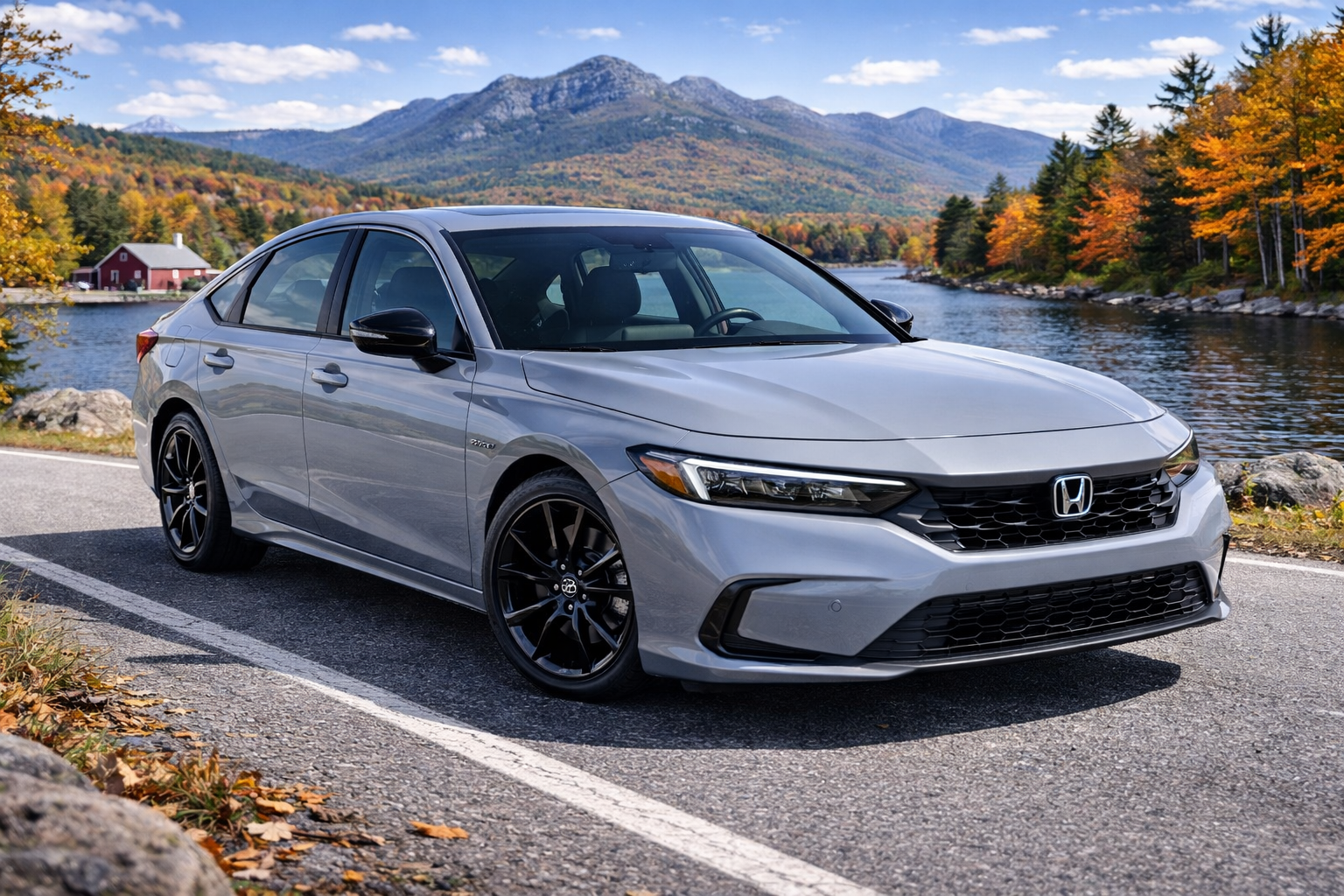 Gray Honda Civic