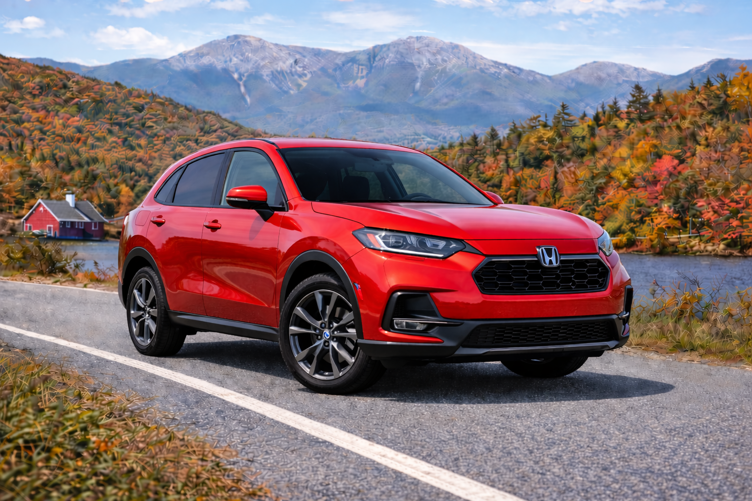 Red Honda HR-V