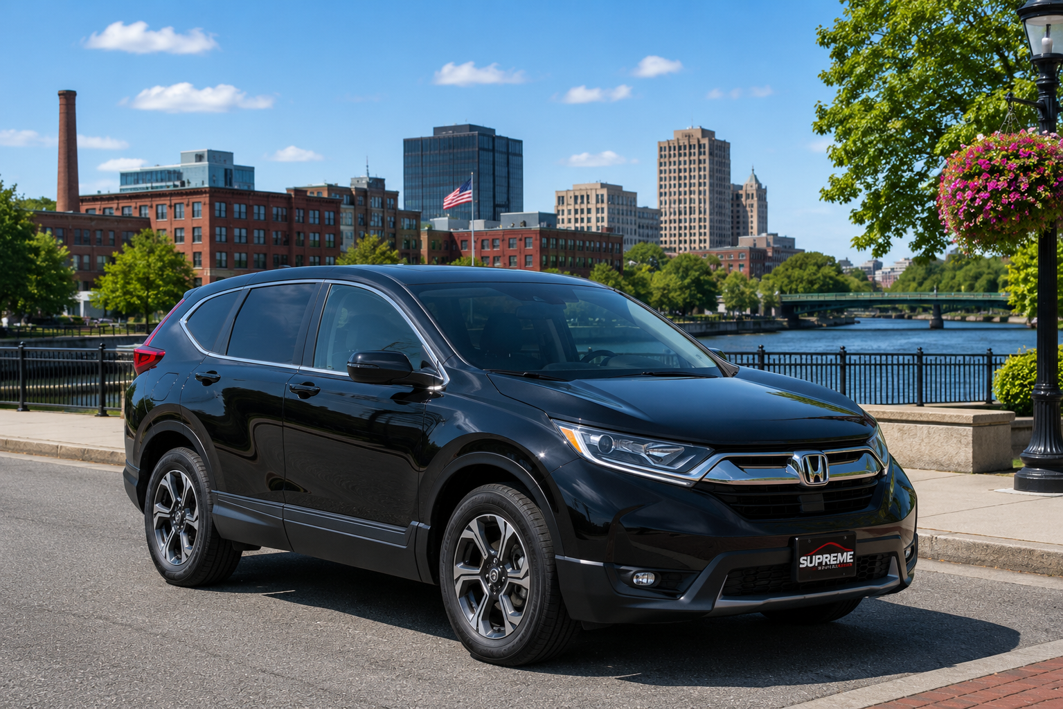 Black Honda CR-V