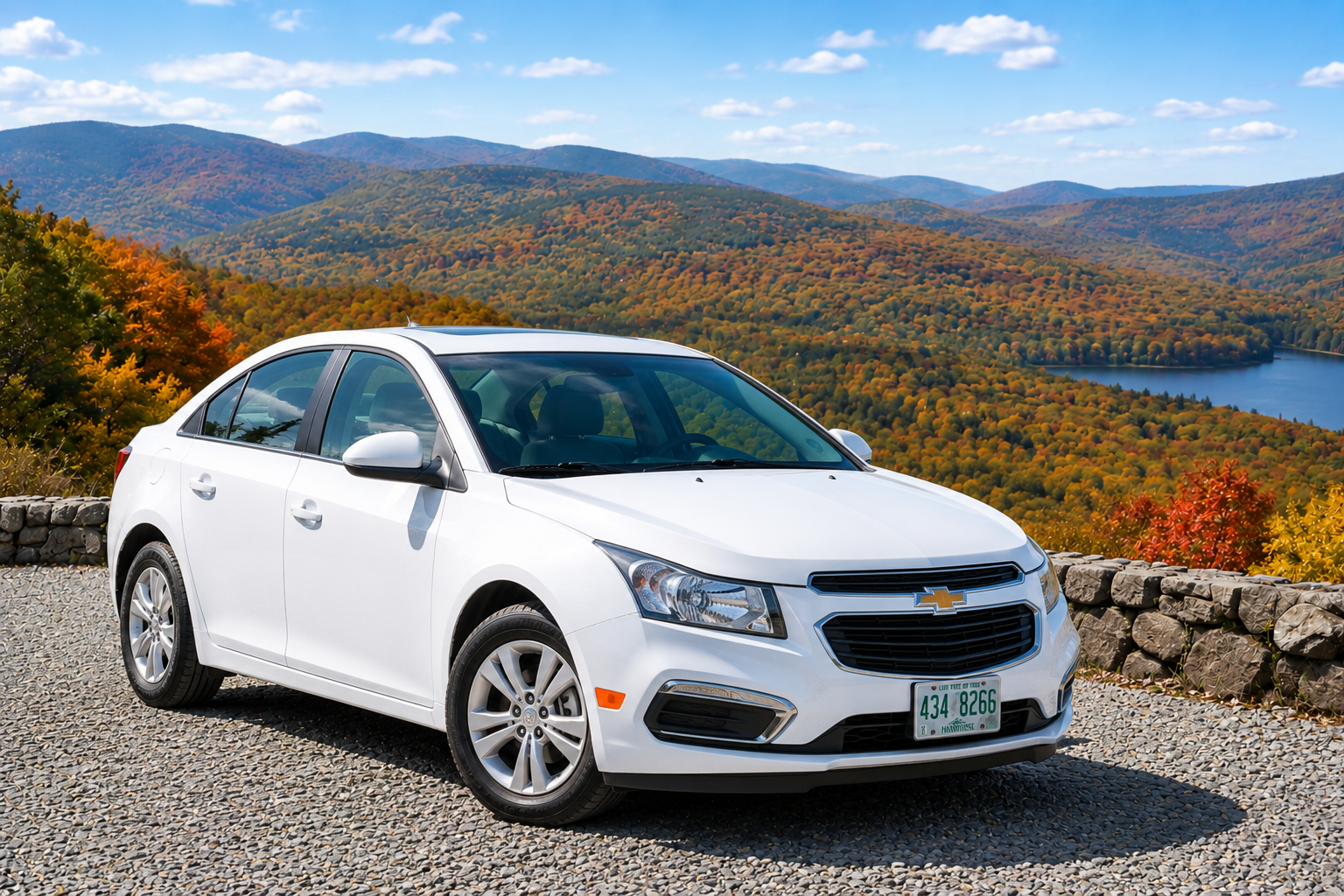 White Chevrolet Cruze