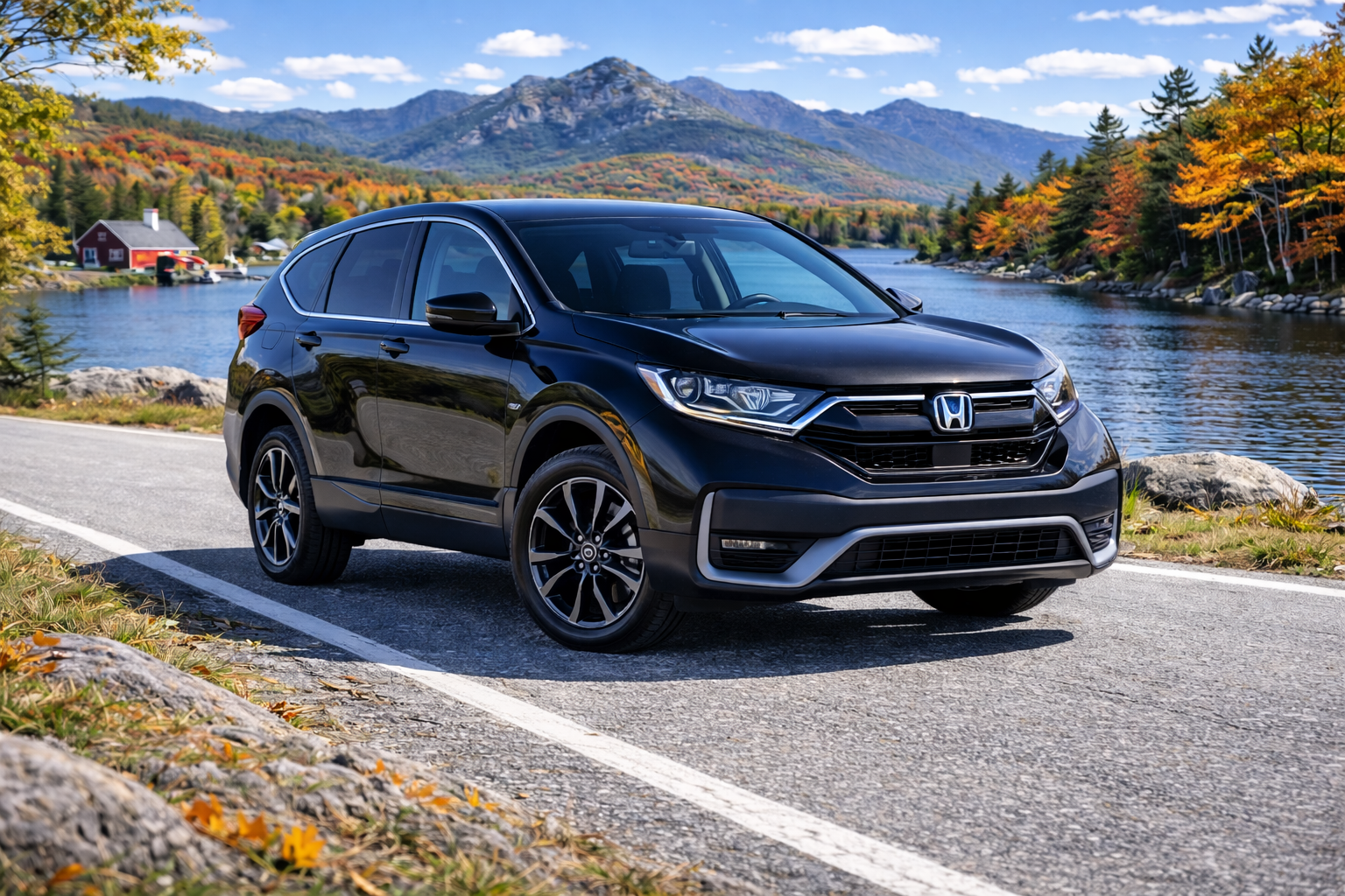 Black Honda CR-V