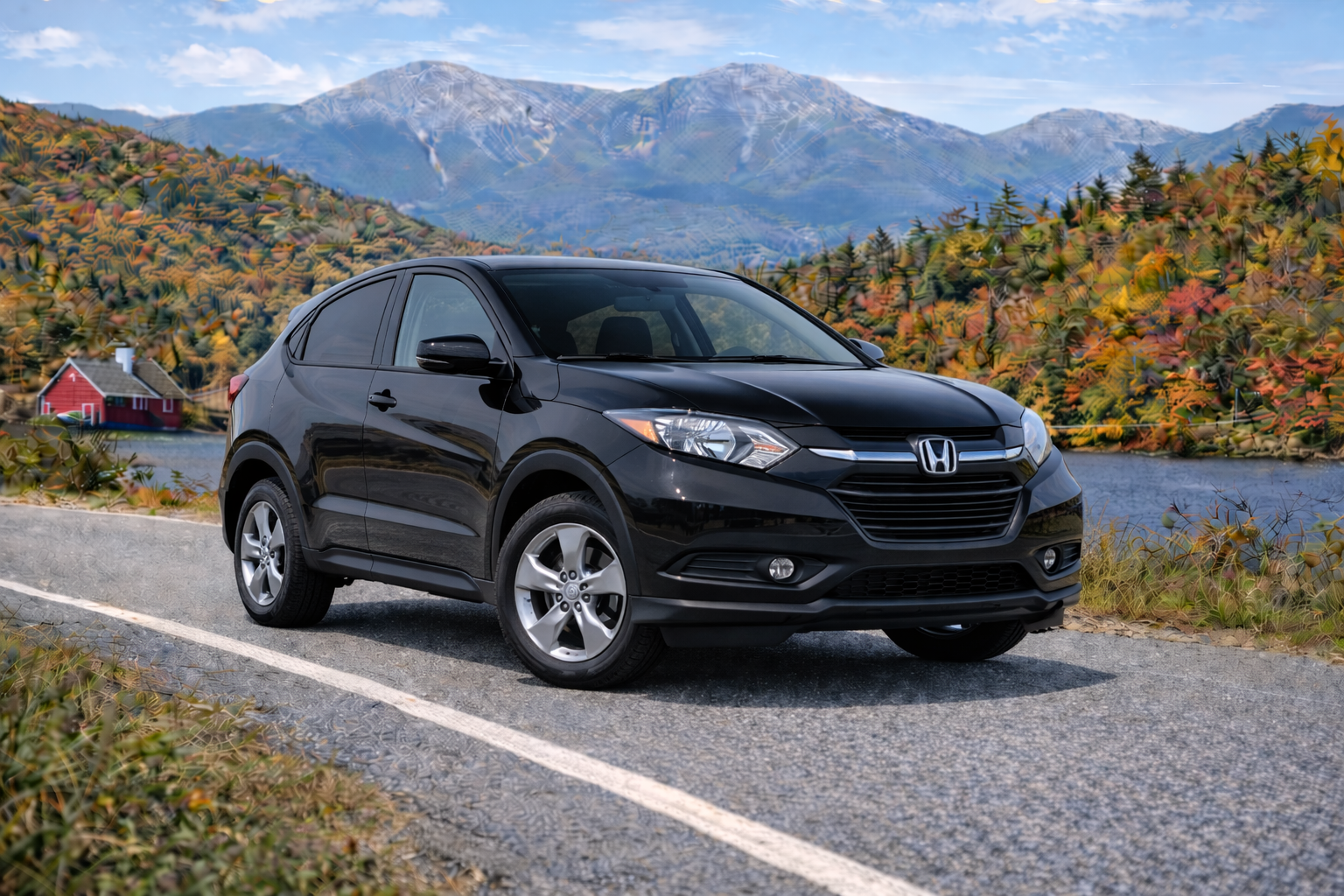 Black Honda HR-V