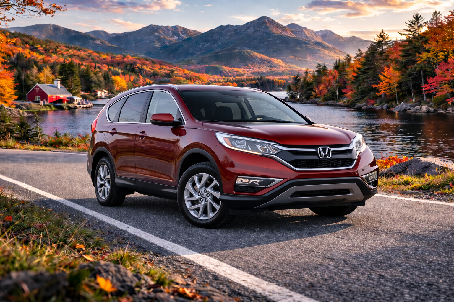 Brown Honda CR-V